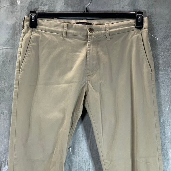 J.CREW Mercantile Men's Tan Slim-Fit Flex Chino Pants SZ 32X32 - Picture 3 of 9